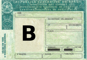 Carteira de Motorista B