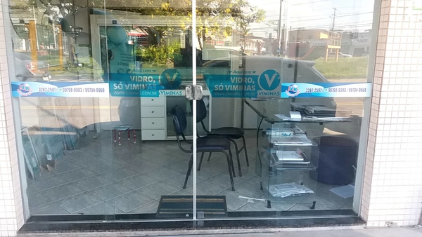 Porta de Vidro para Loja