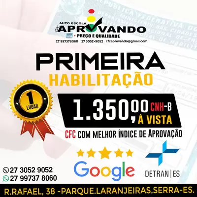 Auto escola Aprovando tire sua CNH em 60 dias