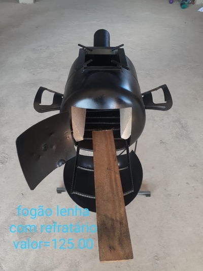 Fogão a Lenha com Refratário