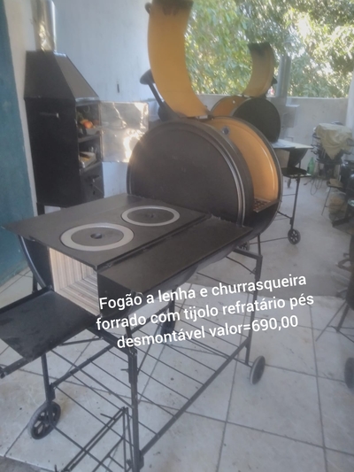 Fogão a Lenha e Churrasqueira