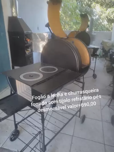 Fogão a Lenha e Churrasqueira