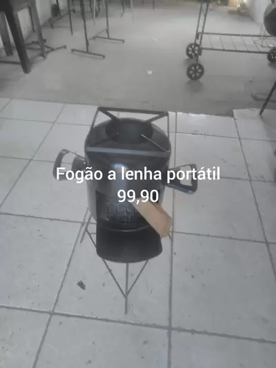 Fogão a Lenha Portátil