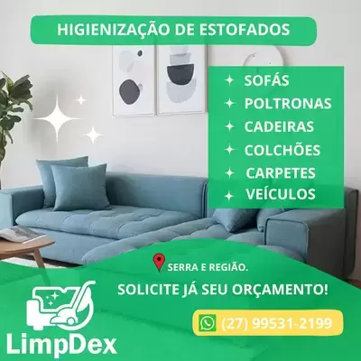 Higienização de carpetes