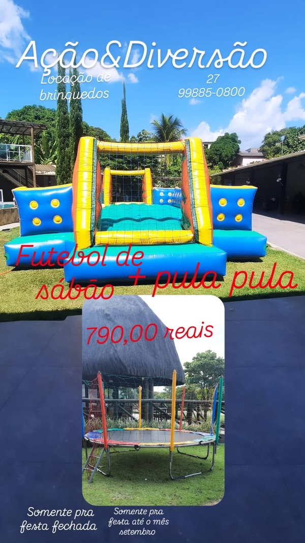 Aluguel de Futebol de Sabão