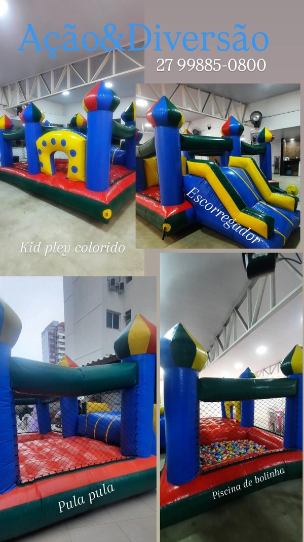 Aluguel de Kid Play Colorido