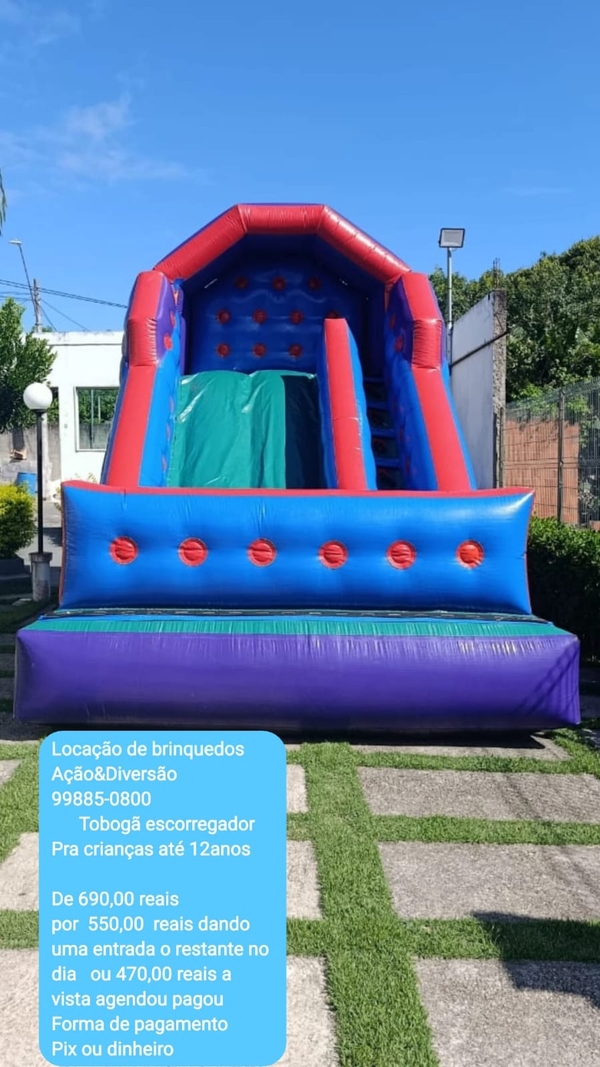 Aluguel de Tobogã Escorregador