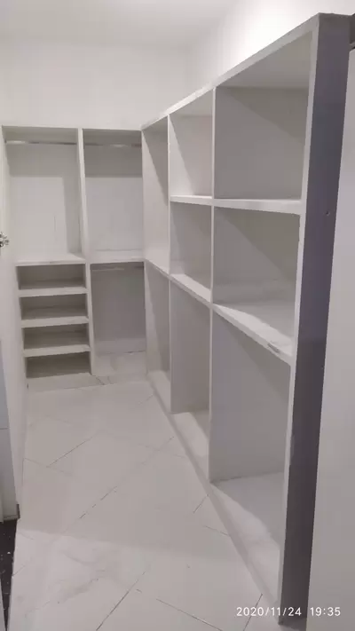 Closet feito com gesso