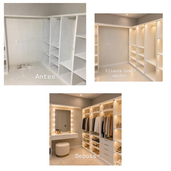 Closet Feito de Drywall