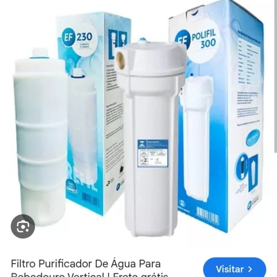 Trocamos o filtro do seu bebedouro entrega grátis 