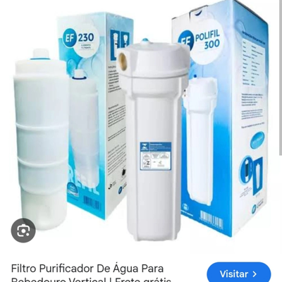 Trocamos o filtro do seu bebedouro entrega grátis