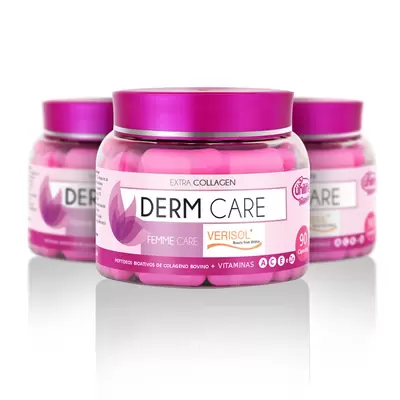 Derm Care Colágeno Verisol + Vitaminas e Minerais - Unilife